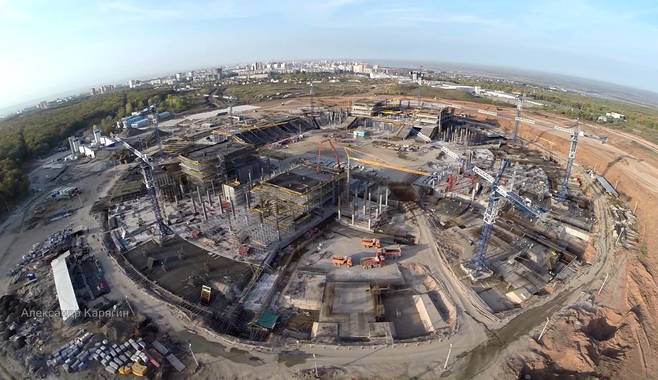 На строительство стадиона в Самаре к ЧМ-2018 уйдет более 17 млрд рублей